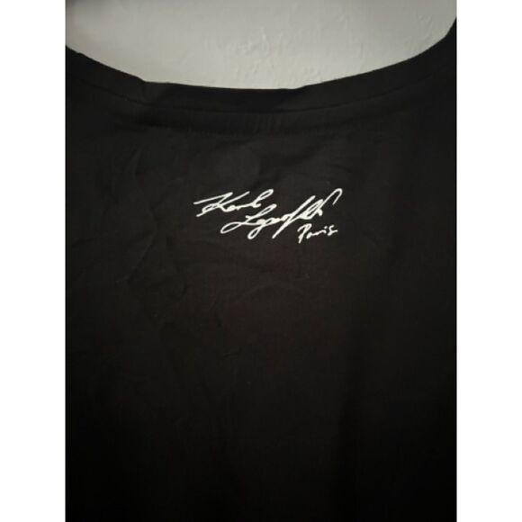 NEW Karl Lagerfeld Paris Artist Whimsy Logo Tee, Graphic T-Shirt, 2X, $59 - Picture 9 of 11